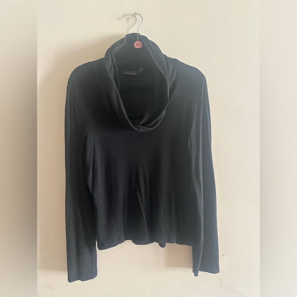 🌟The Limited Black Cowl Neck Long Sleeve Sweater Size L